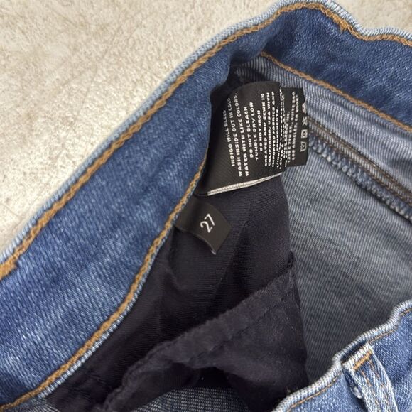 Classic Blue Denim Jeans JBRAND - Never Worn - Size 27 Dark Wash Jeans - Picture 3 of 3